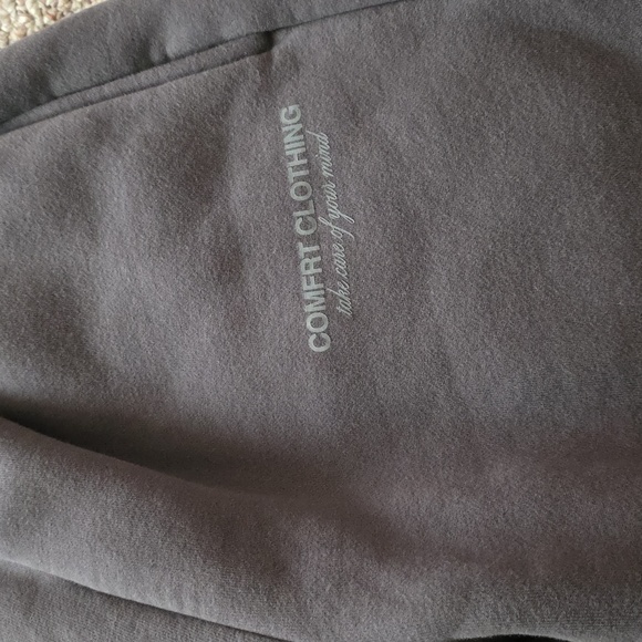 Comfrt You Matter Steel Gray Straight Leg Sweatpants - Small - Picture 2 of 6